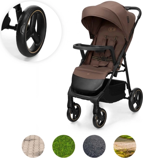 Conduite confortable en ville et sur des surfaces plus difficiles
