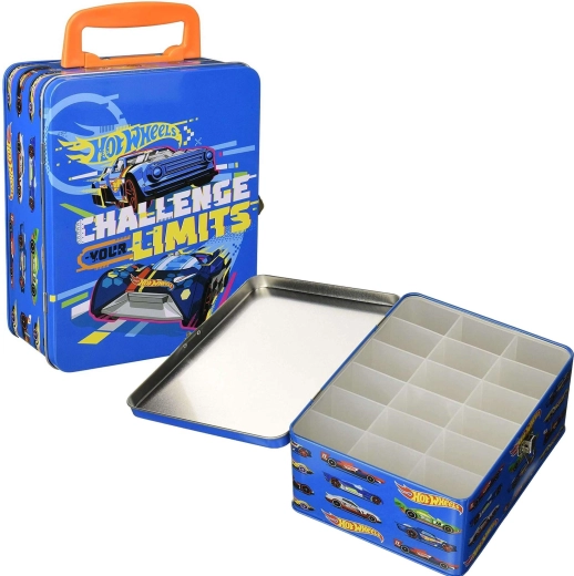 Organisation claire de 18 petites voitures