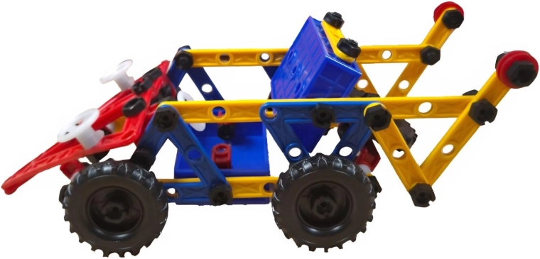 Construction amusante avec des éléments fonctionnels