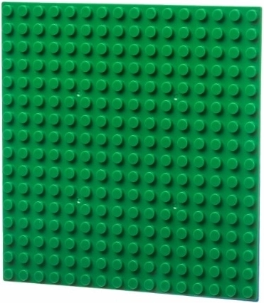 Plaque de base L‑w Toys 16×16 vert foncé