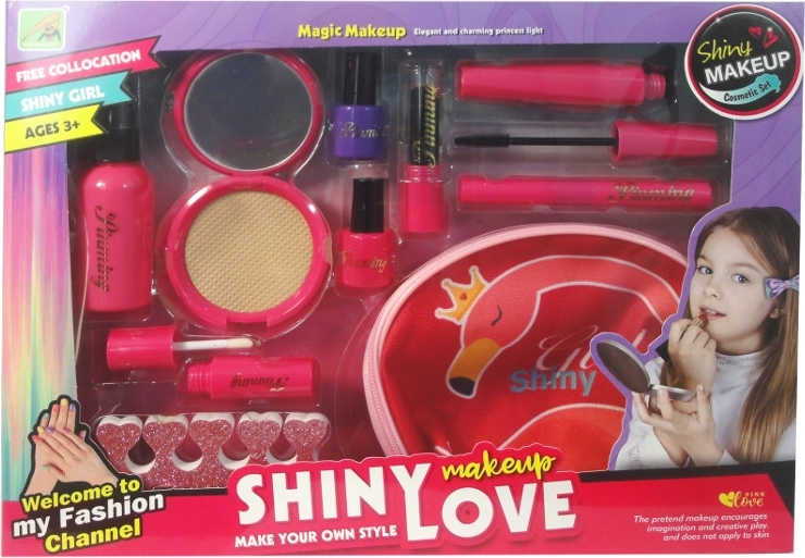 Coffret de beauté pour enfants avec trousse cosmétique et accessoires