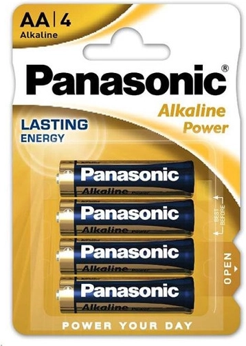Panasonic Alkaline Power AA LR6 1,5 V – pack de 4 pcs