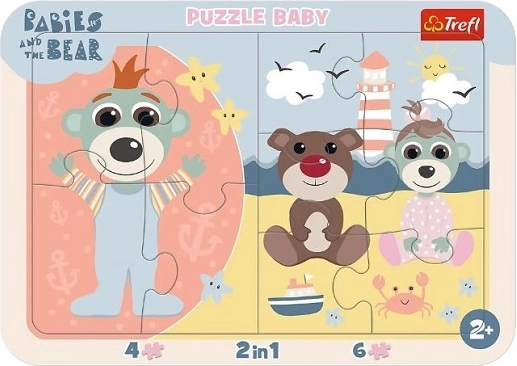 Puzzle encastrable Baby « Bébés tout doux »
