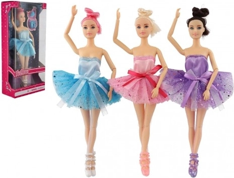 Poupée Ballerine Balbina avec corps articulé et accessoires