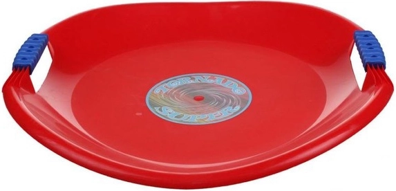 Assiette de luge Tornado Super rouge 54 cm