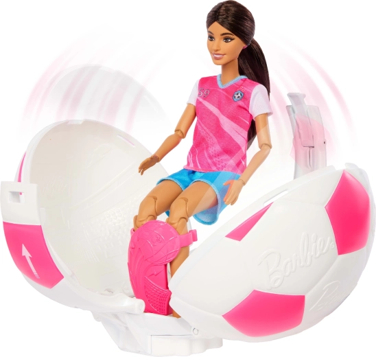 Ballon–étui avec révélation de la poupée