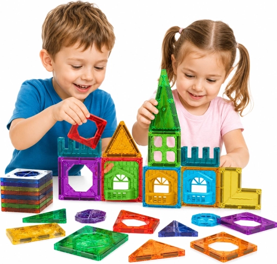 Jeu de construction magnétique Woopie 3D château, 30 pièces