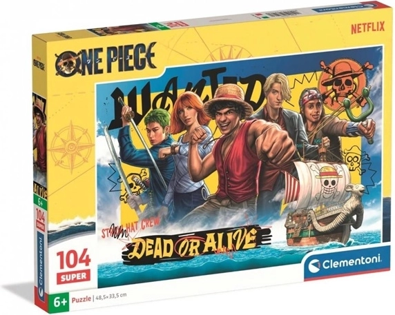 Puzzle Clementoni Super Color One Piece (Netflix) 104 pièces