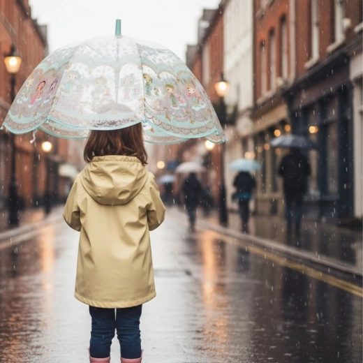 Parapluie enfant transparent Tinyly de DJECO