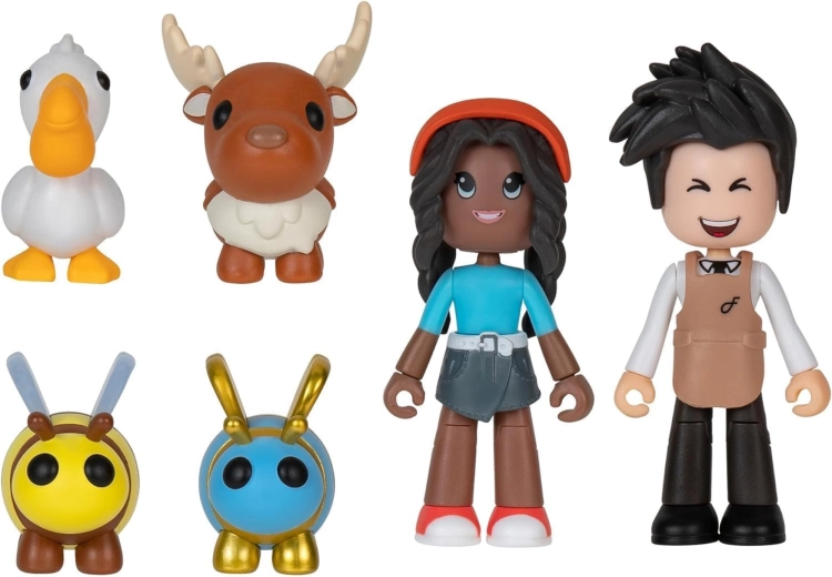 Figurines articulées de personnages et d’animaux