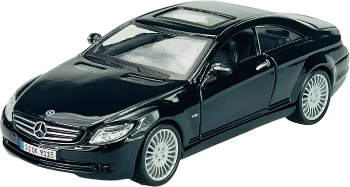 Modèle de voiture en métal 1:32 Mercedes‑Benz CL 550 Met Black