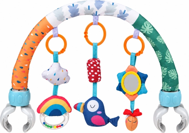 Jouets suspendus riches en stimuli