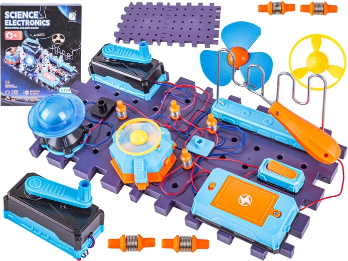Kit expérimental éducatif avec circuits électroniques pour enfants