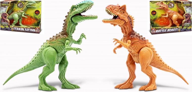 Dinosaure de combat avec effets Primal Clash ! 21 cm