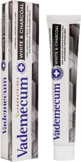 Vademecum ProLine White & Charcoal dentifrice blanchissant 75 ml