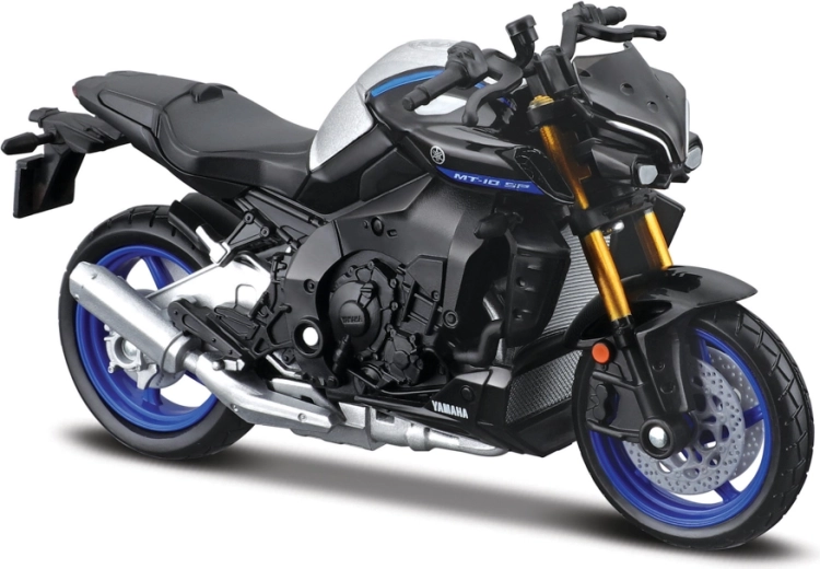 Moto Maisto Yamaha MT-10 SP argent-noir 1:18