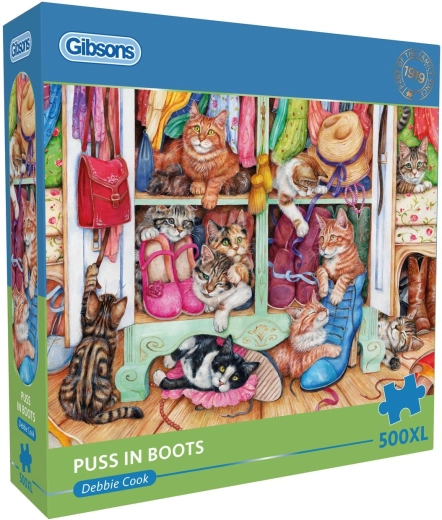Puzzle Gibsons Chats bottés XL 500 pièces