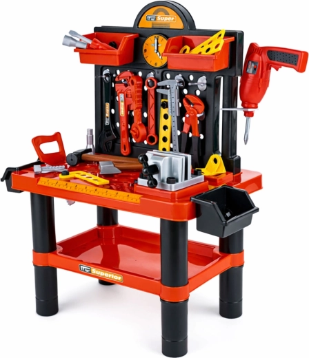 Ordre et clarté avec pegboard et tiroirs