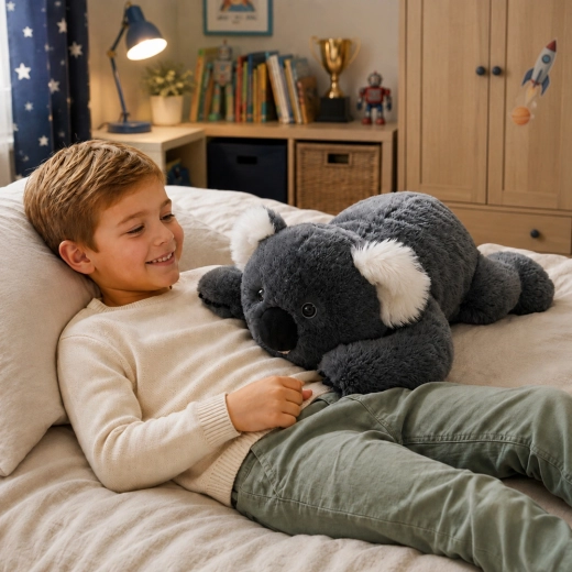 Taille 65 cm – pour les câlins et comme coussin en peluche