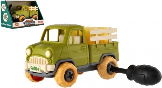 Camion de ferme à visser avec tournevis 14 cm