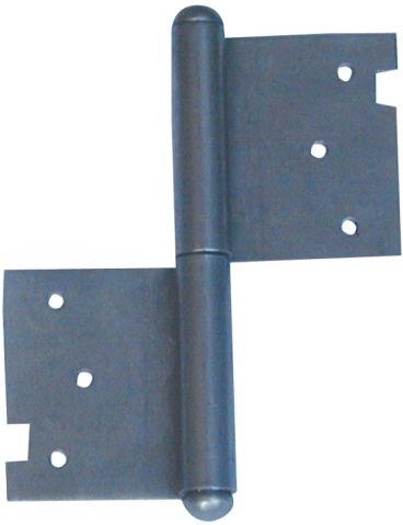 Paumelle de porte 120 mm en L – lot de 10 pcs
