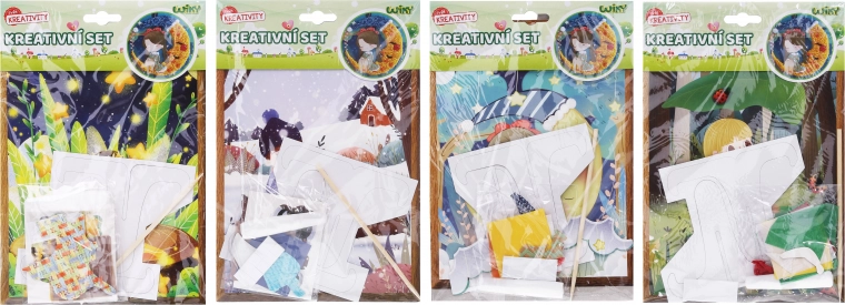 Set créatif avec support – assortiment de motifs 17,5 × 26 cm