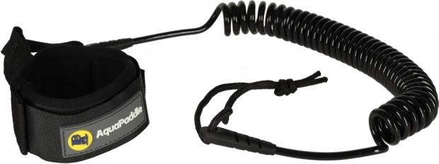 Leash de sécurité pour paddleboard AQUAPADDLE 3 m avec bracelet de cheville