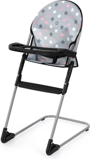 Chaise haute avec plateau pour un jeu réaliste