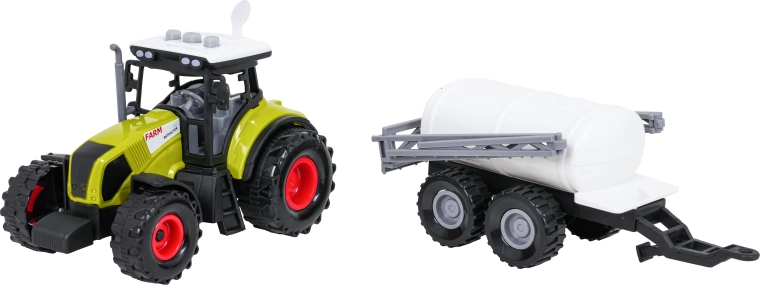 Tracteur avec remorque-citerne