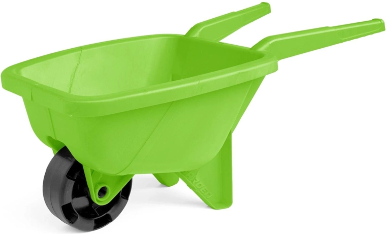 Brouette verte pour enfants pour le sable