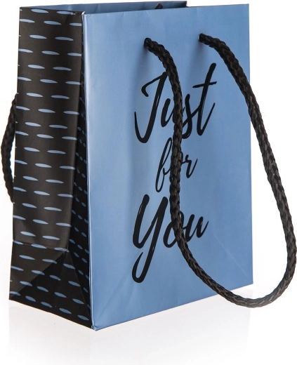 Sac cadeau Just For You Blue S 11 × 14 × 6 cm