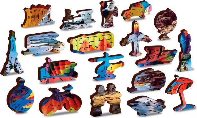 61 pièces originales aux formes uniques