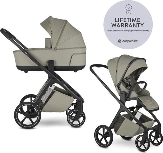 Poussette combinée Easywalker Zoey vert sauge