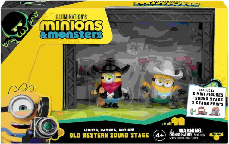 Les Minions 3 mini figurines 2pack (assort) - 1 pièce