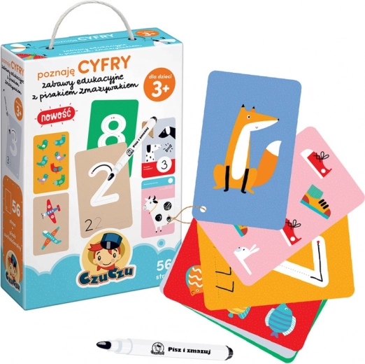 CzuCzu Découvre les nombres avec feutre effaçable