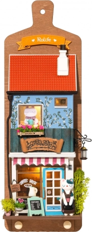 Miniature de maisonnette à suspendre - La boulangerie de Sophie