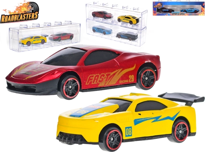 Roadblasters set de petites voitures de course en métal 7 cm en boîte