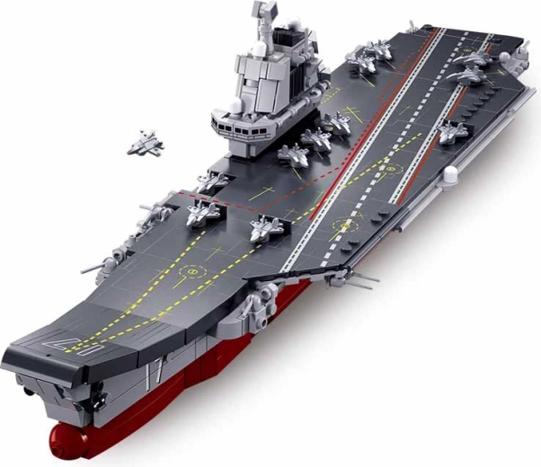 Sluban Model Bricks M38-B1210 Porte-avions Shandong