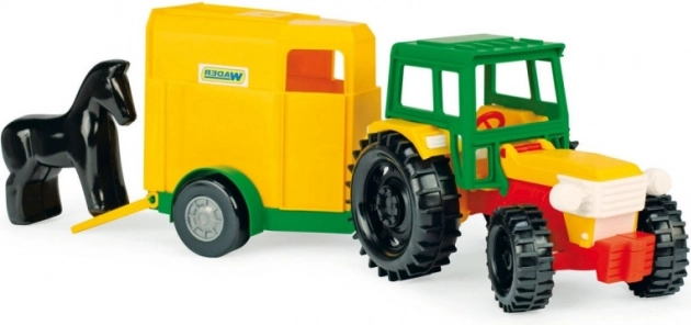 Tracteur avec remorque pour chevaux Color Cars