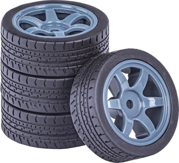 Ensemble de roues avec bande de roulement pour voiture RC de drift (4 pcs)
