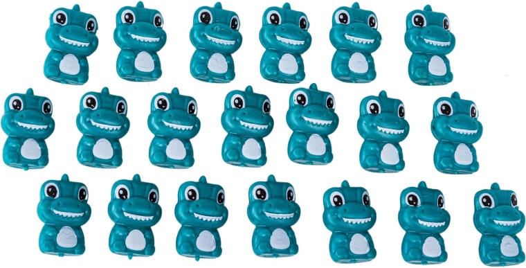 Poids dino, chiffres et dés de lettres