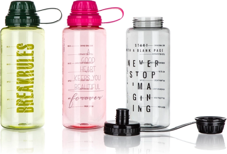 Grande capacité de 1 000 ml pour une hydratation toute la journée