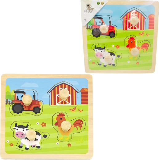 Puzzle en bois ferme BABU