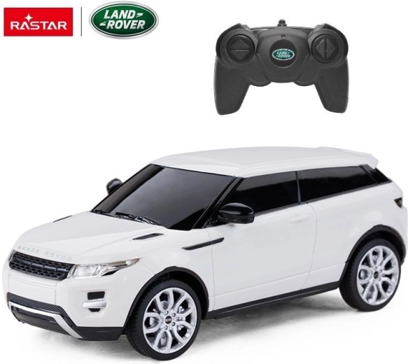 Voiture RC Rastar Range Rover Evoque télécommandée 1:24 blanche