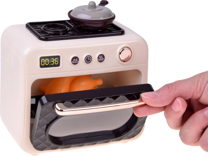 Four ouvrant avec espace de cuisson