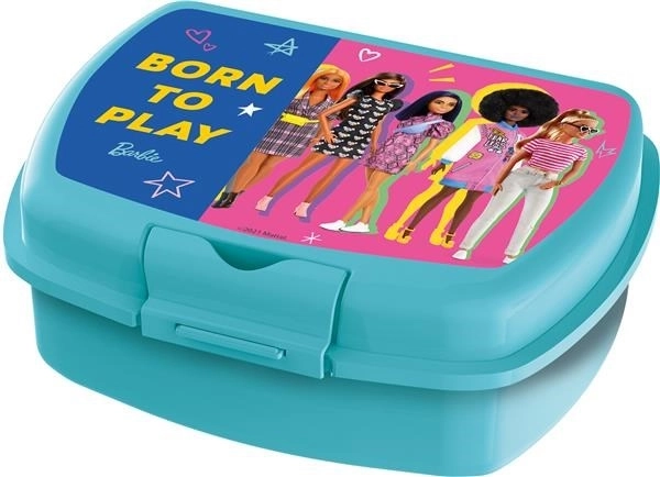 Boîte à goûter Barbie turquoise