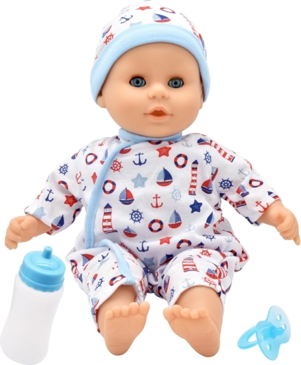 Dolls World poupon Little Treasure bleu 38 cm
