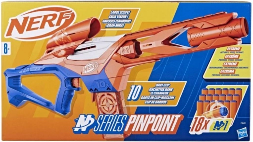 Nerf N Series Pinpoint blaster précis avec chargeur et lunette