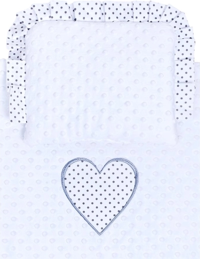 Design délicat avec volant et cœur