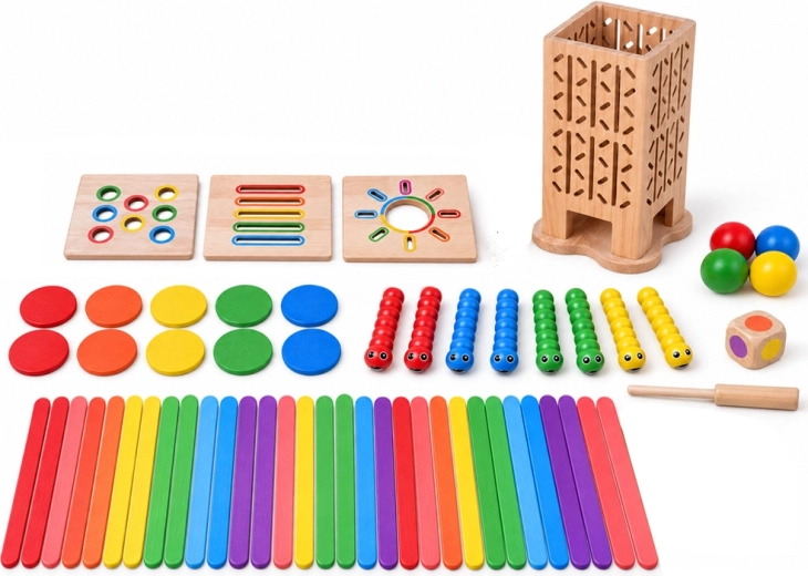 Accessoires complets pour cinq variantes de jeu